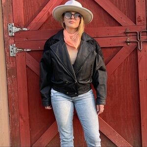 Vintage Wilsons Leather Black Leather Jacket